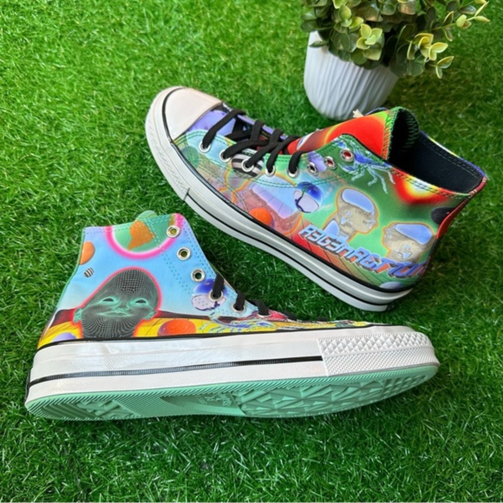 Converse Chuck Taylor All Star Chuck 70 Hi Prism Green / Royale Pulse - Picture 5 of 8